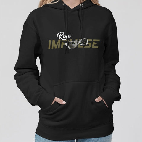 White Shade Piercing Wolf Unisex Premium Pullover Hoodie | Lane Seven