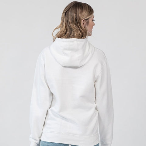 White Shade Piercing Wolf Unisex Premium Pullover Hoodie | Lane Seven