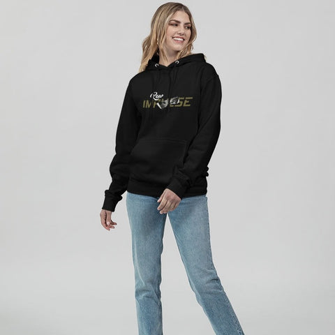 White Shade Piercing Wolf Unisex Premium Pullover Hoodie | Lane Seven