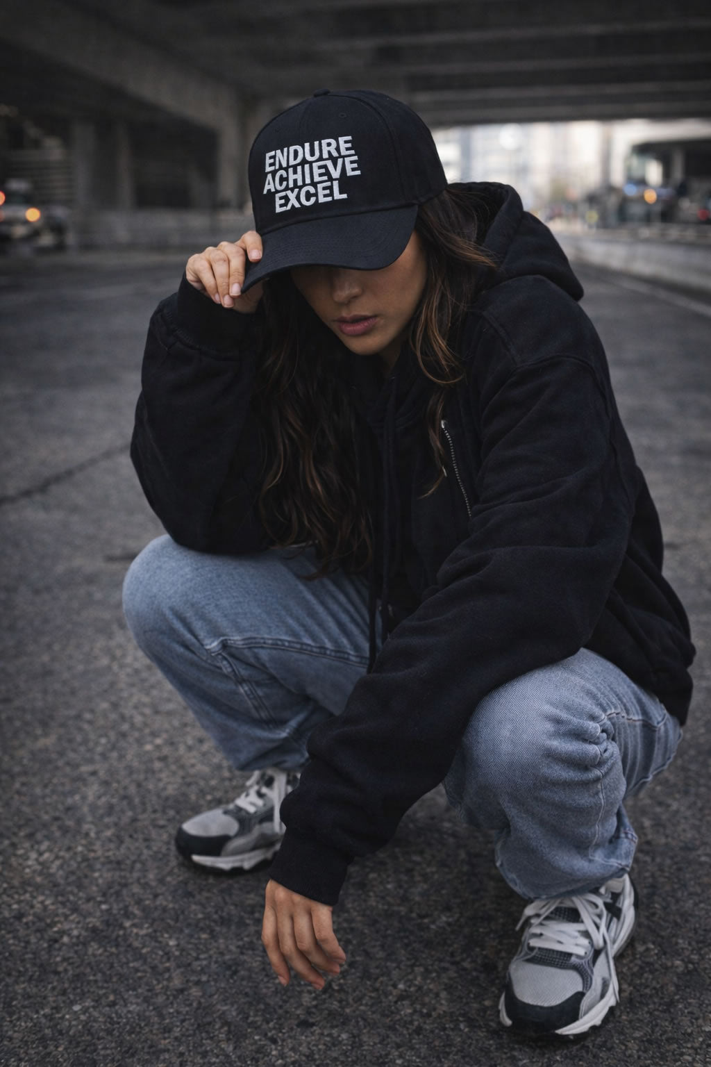 Endure Achieve Excel Stacked Snapback
