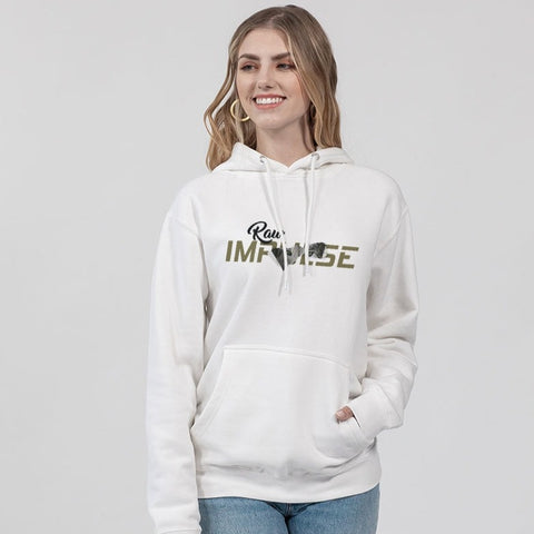 White Shade Piercing Wolf Unisex Premium Pullover Hoodie | Lane Seven