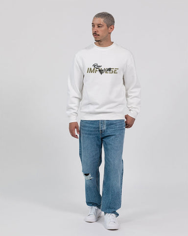 White Shade Piercing Wolf Premium Crewneck Sweatshirt | Lane Seven