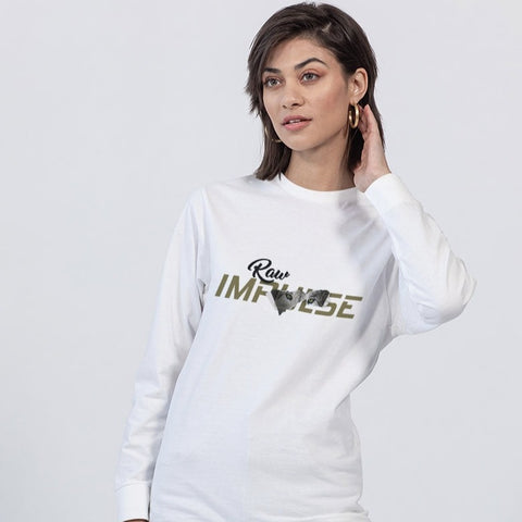 White Shade Piercing Wolf Long Sleeve Tee | Lane Seven