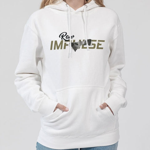 White Shade Piercing Wolf Unisex Premium Pullover Hoodie | Lane Seven