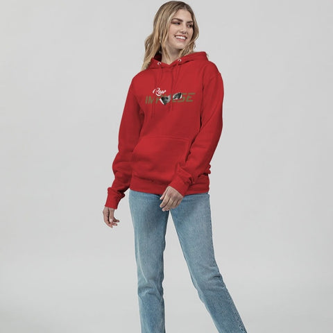 White Shade Piercing Wolf Unisex Premium Pullover Hoodie | Lane Seven