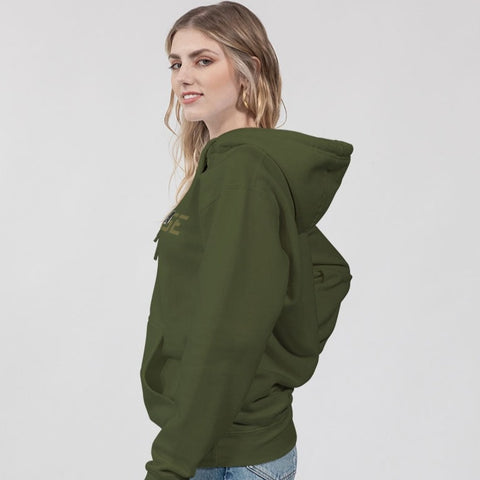 White Shade Piercing Wolf Unisex Premium Pullover Hoodie | Lane Seven