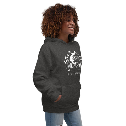 Women's All White Logo Hoodie