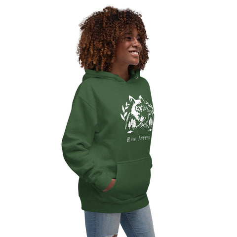 Women's All White Logo Hoodie