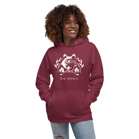 Women's All White Logo Hoodie
