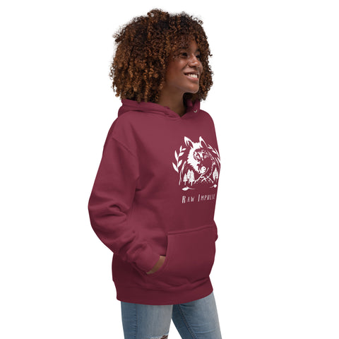 Women's All White Logo Hoodie