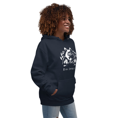 Women's All White Logo Hoodie